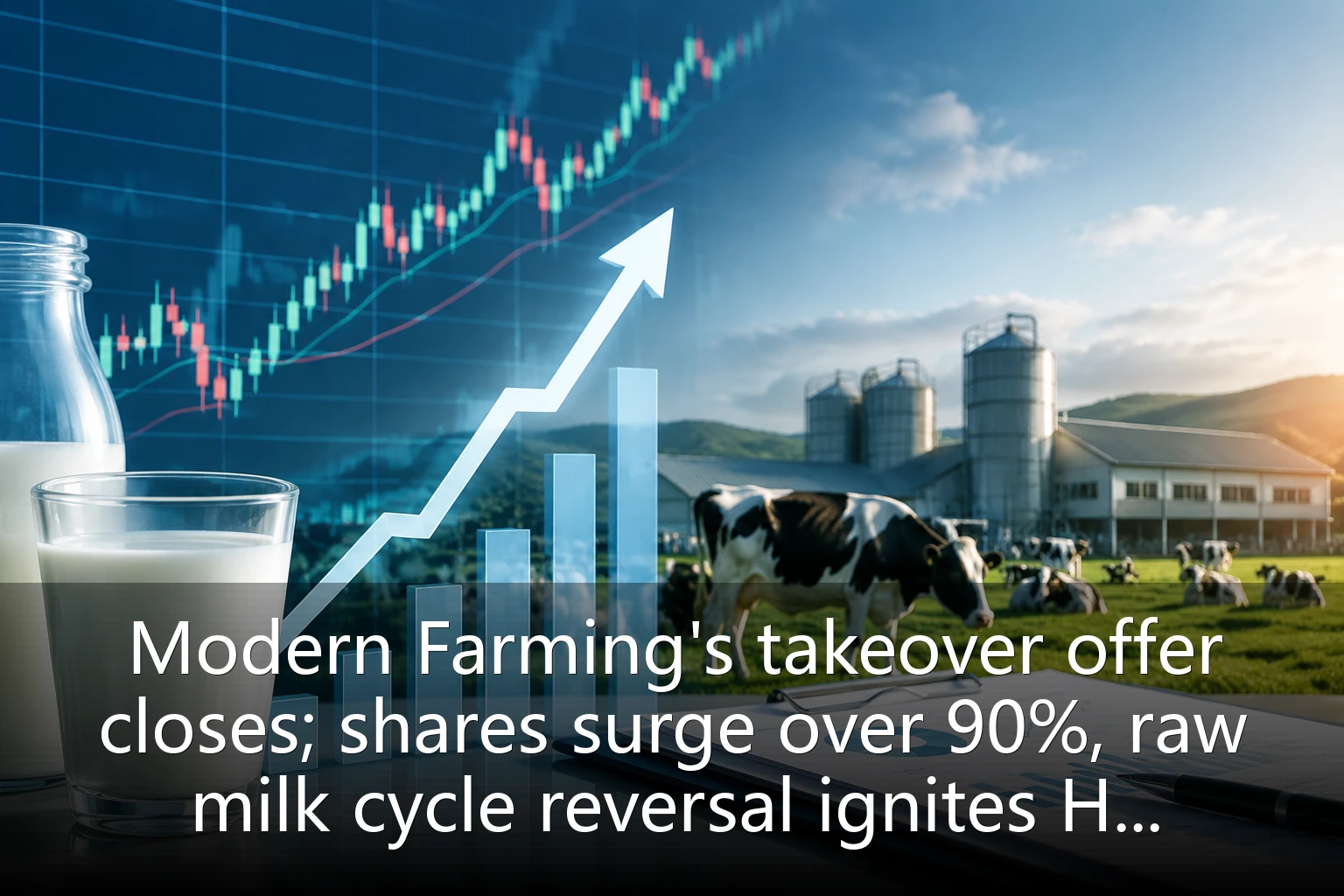 Modern Farming's takeover offer closes; shares surge over 90%, raw milk cycle reversal ignites HK agricultural sector