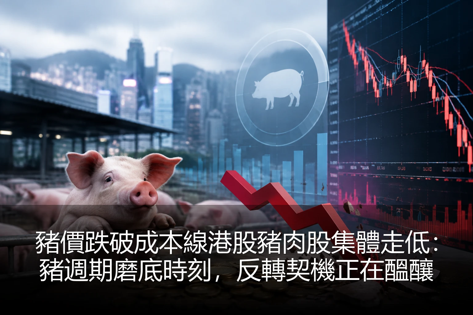 豬價跌破成本線港股豬肉股集體走低：豬週期磨底時刻，反轉契機正在醞釀