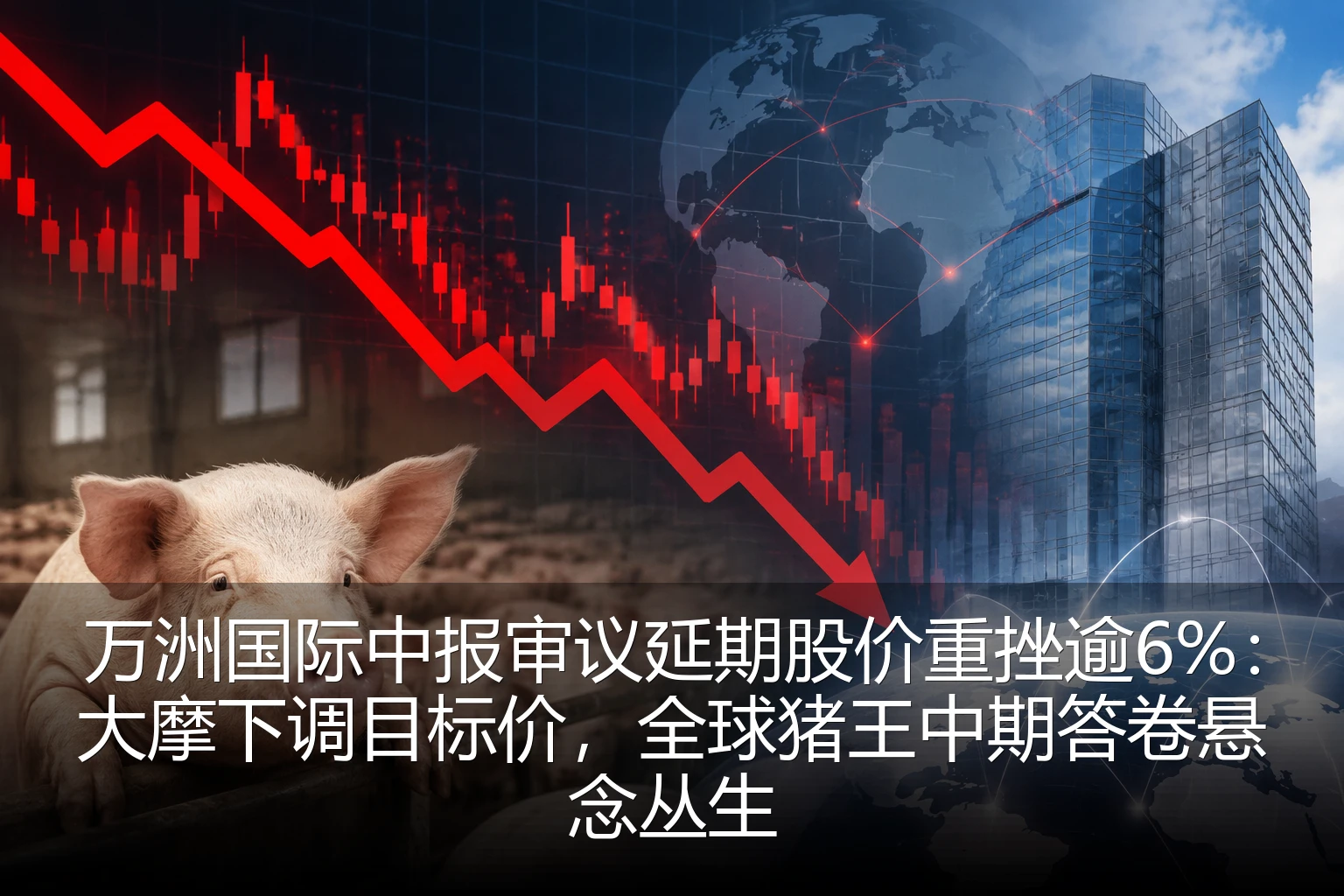 万洲国际中报审议延期股价重挫逾6%：大摩下调目标价，全球猪王中期答卷悬念丛生