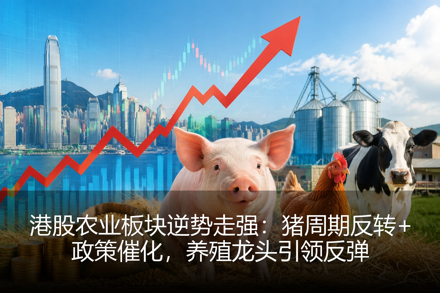 港股农业板块逆势走强：猪周期反转+政策催化，养殖龙头引领反弹