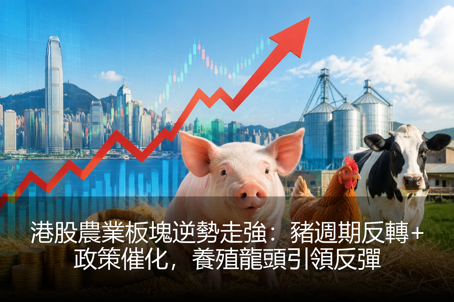 港股農業板塊逆勢走強：豬週期反轉+政策催化，養殖龍頭引領反彈