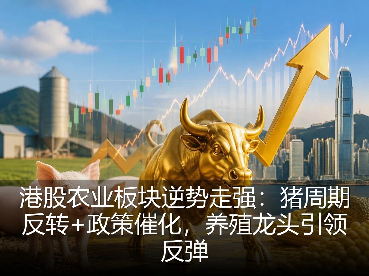 港股农业板块逆势走强：猪周期反转+政策催化，养殖龙头引领反弹