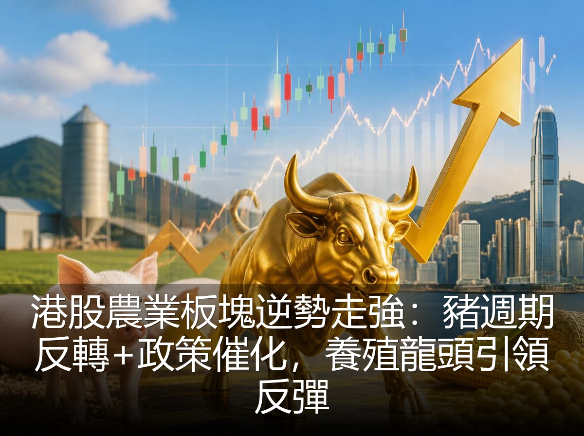 港股農業板塊逆勢走強：豬週期反轉+政策催化，養殖龍頭引領反彈