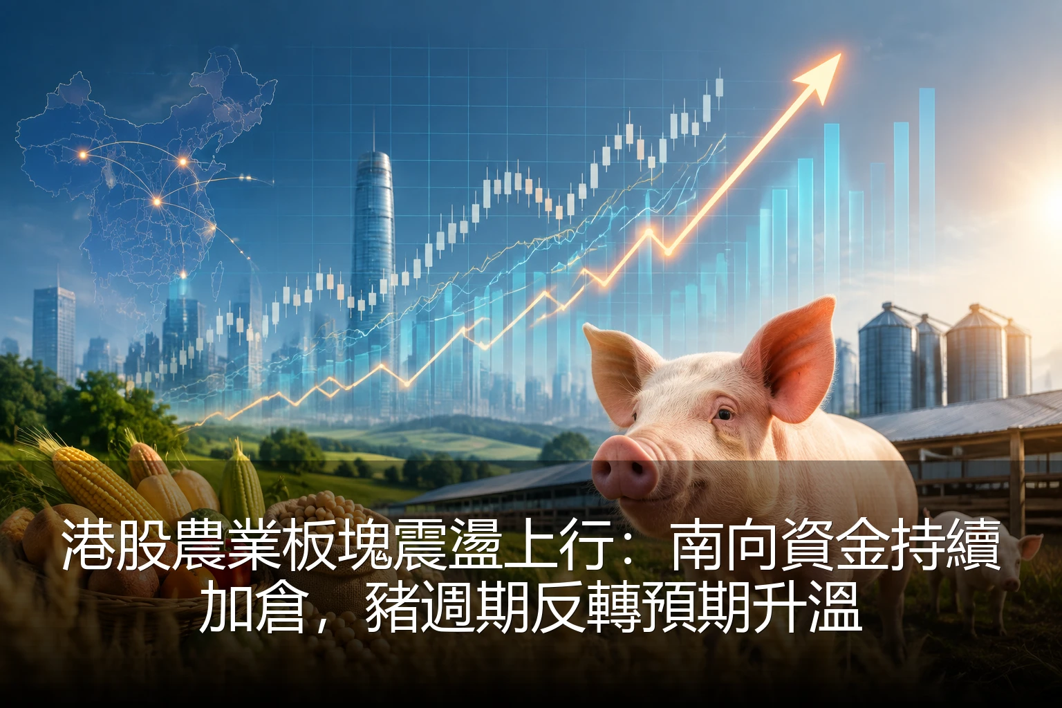 港股農業板塊震盪上行：南向資金持續加倉，豬週期反轉預期升溫