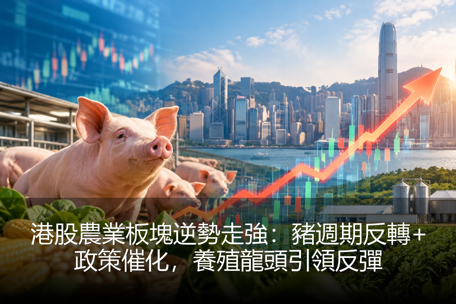 港股農業板塊逆勢走強：豬週期反轉+政策催化，養殖龍頭引領反彈